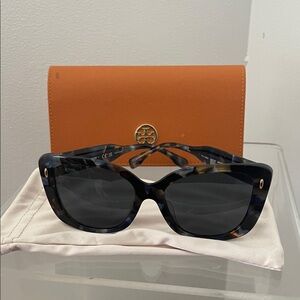 Tory Burch Blue Tortoise Sunglasses
